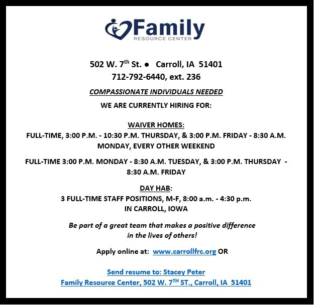 Human Services Jobs Family Resource Center